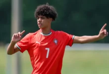 Ronaldo Jr played in the number seven shirt that his father has famously worn throughout his career