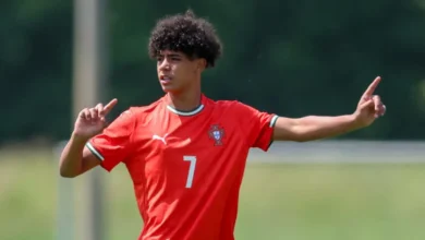 Ronaldo Jr played in the number seven shirt that his father has famously worn throughout his career