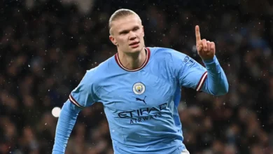 Striker Erling Haaland