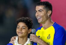 Cristiano Ronaldo Jr. (left) has earned his first call-up to the Portugal Under-15 national team