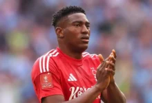 Nottingham Forest striker Taiwo Awoniyi