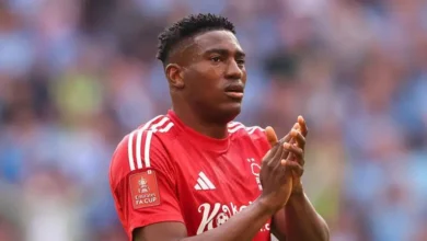 Nottingham Forest striker Taiwo Awoniyi