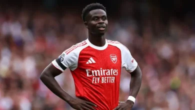 Saka was withdrawn in 53rd minute after scoring Arsenal's second goal