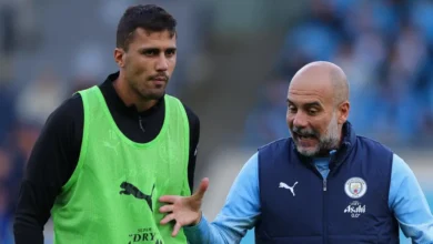 Rodri suffered his serious knee injury in a game against Arsenal last September