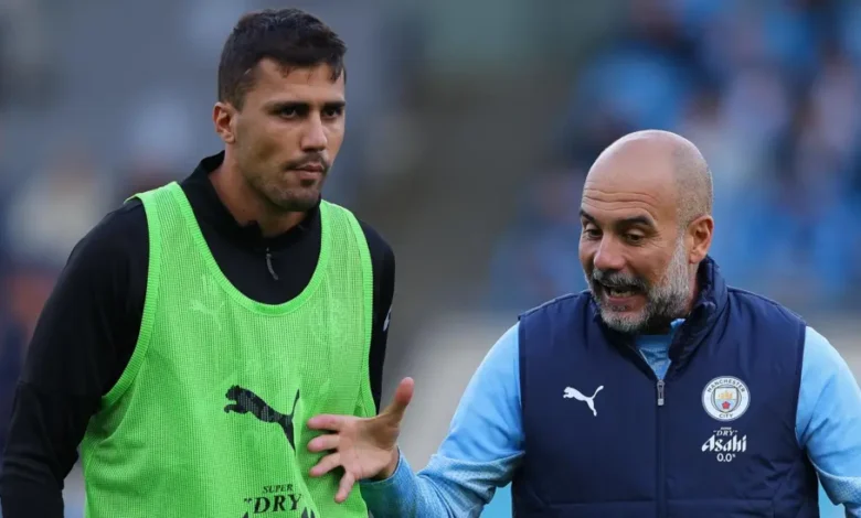 Rodri suffered his serious knee injury in a game against Arsenal last September