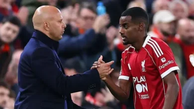 Alexander Isak is waiting for his first Premier League goal for Liverpool